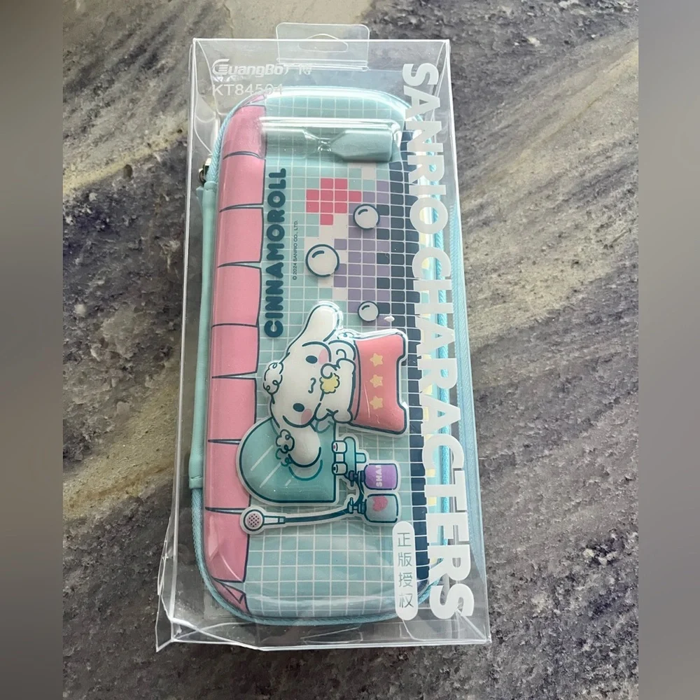 Sanrio Cinnamonroll Pencil Case Pen NWT Cute Stationery Hourglass Holder Blue